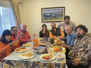 Comida después de la prueba